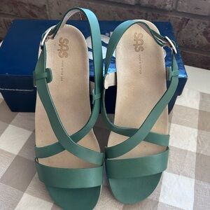 SAS Nouveau Women's Teal Sandals